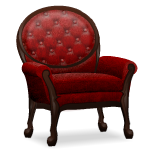 Красное кресло люкс